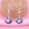 star shape 925 sterling silver jewelry Earring